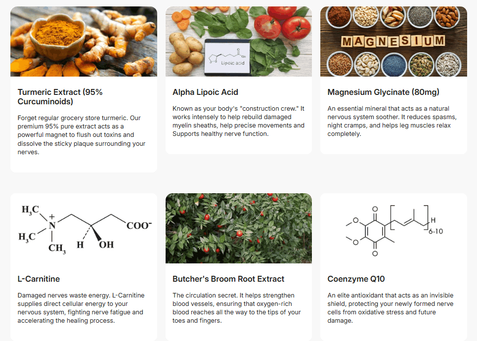 NerveVitali ingredients